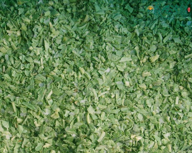 Frozen diced basil