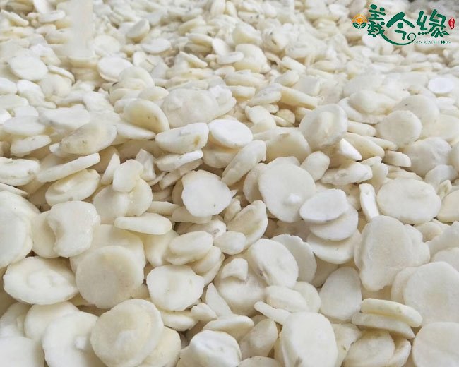 Frozen sliced water chestnut