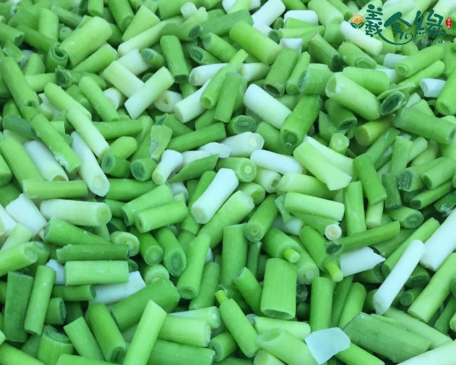 Frozen spring onion