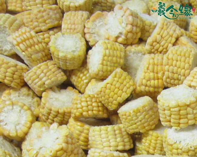 Frozen sweet corn cob